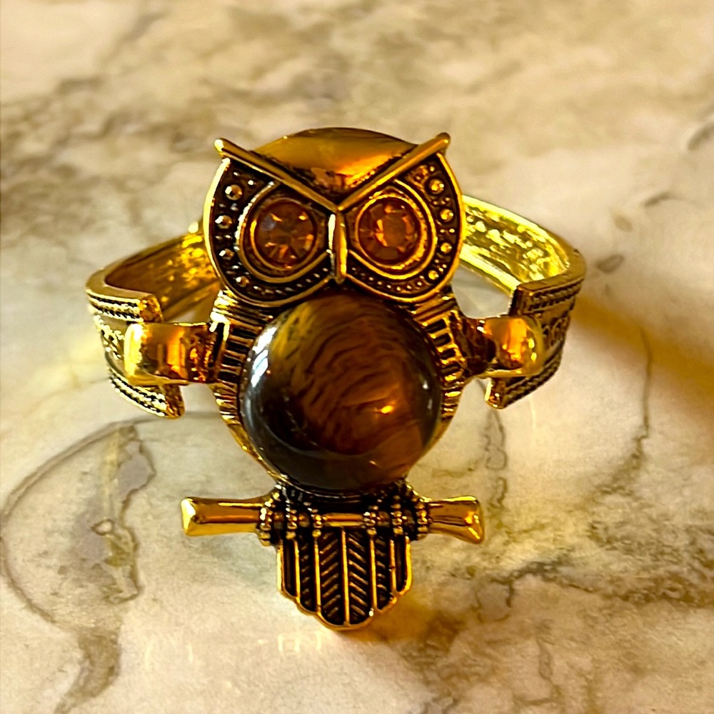 Tiger’s Eye Owl Bracelet